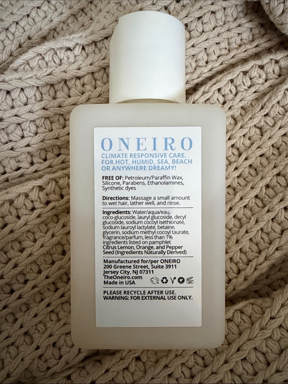 🎀PICK 5/$25🎀 ONEIRO SUNCHASERS HYDRATE & MOISTURIZE SHAMPOO - Picture 2 of 3
